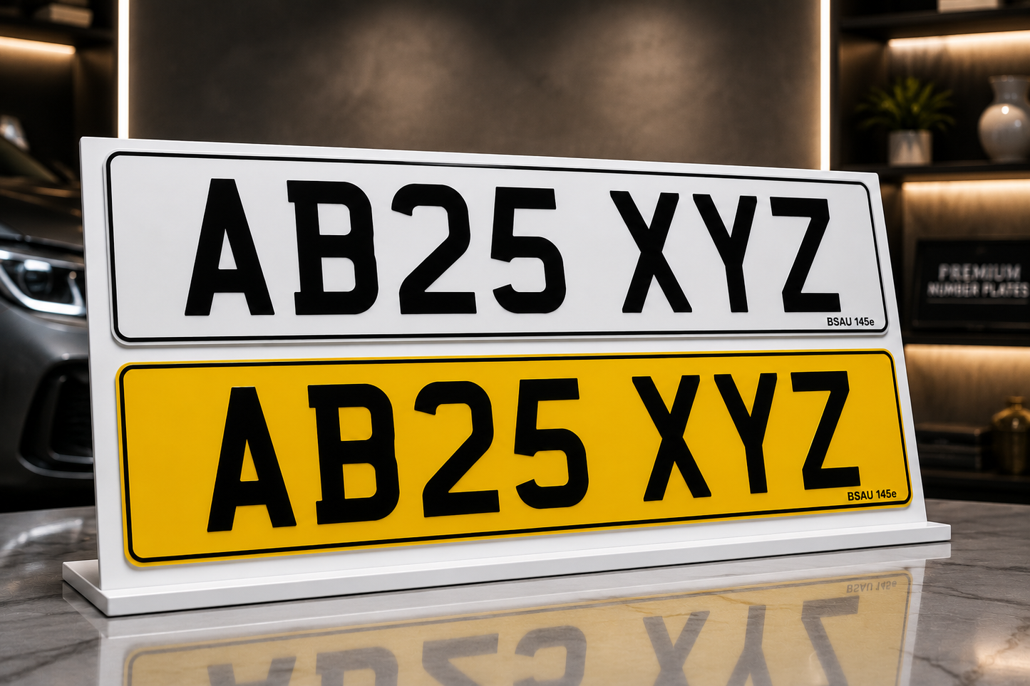 2D (PRINTED) 7 Digit Short 465mm x 111mm