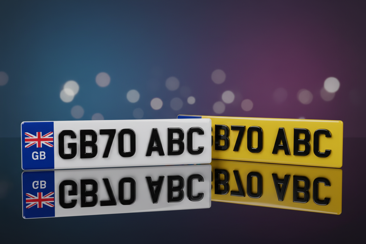 4D Gloss Retro Bevelled Standard (Front & Rear)