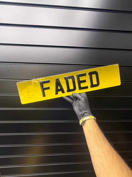 Faded Plate