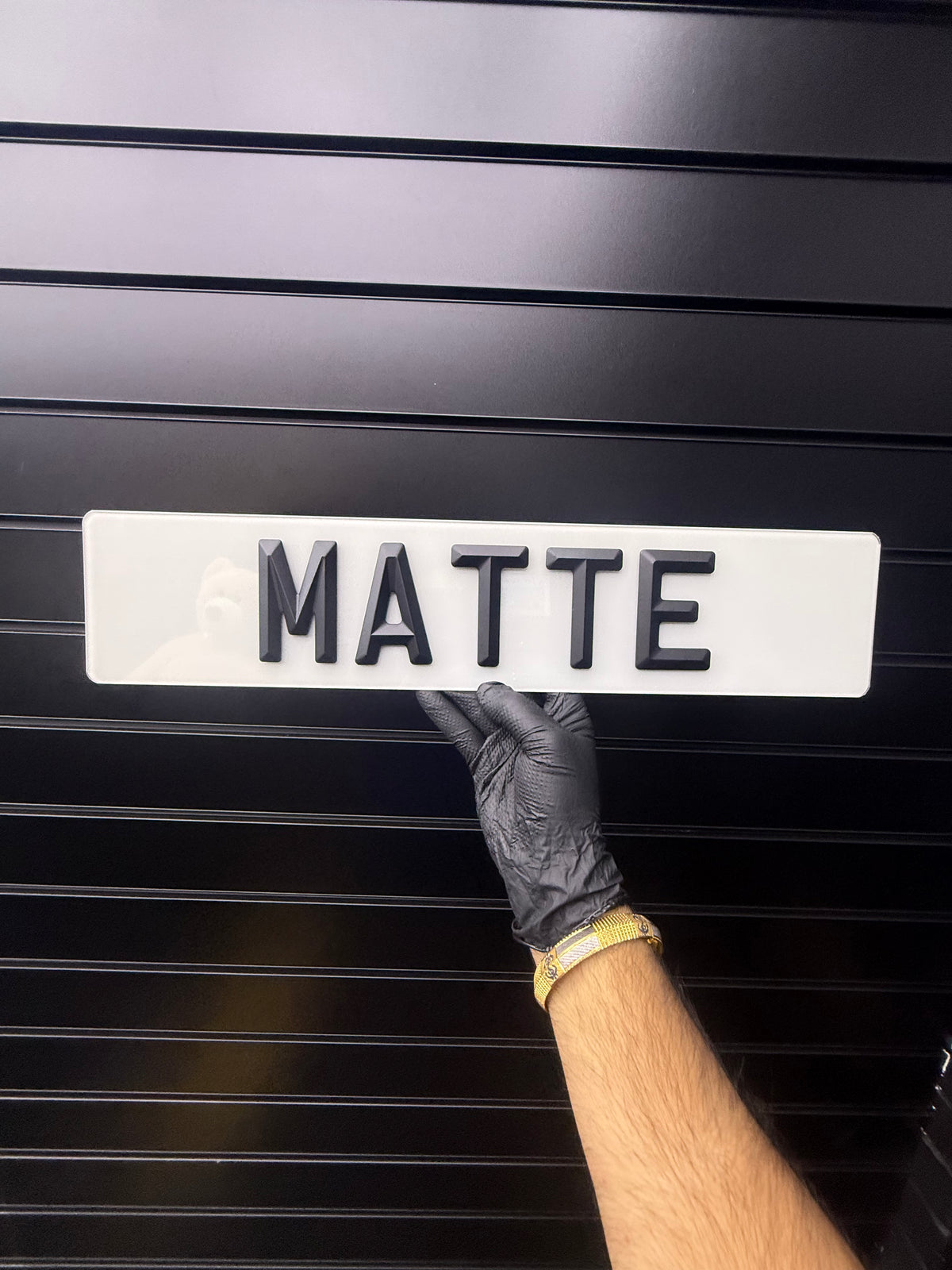 Matte Retro Bevelled