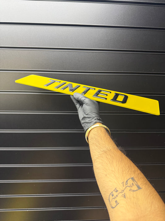 Tinted Plate