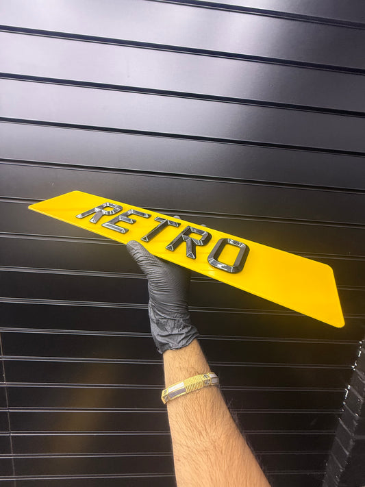 4D Gloss Retro Bevelled
