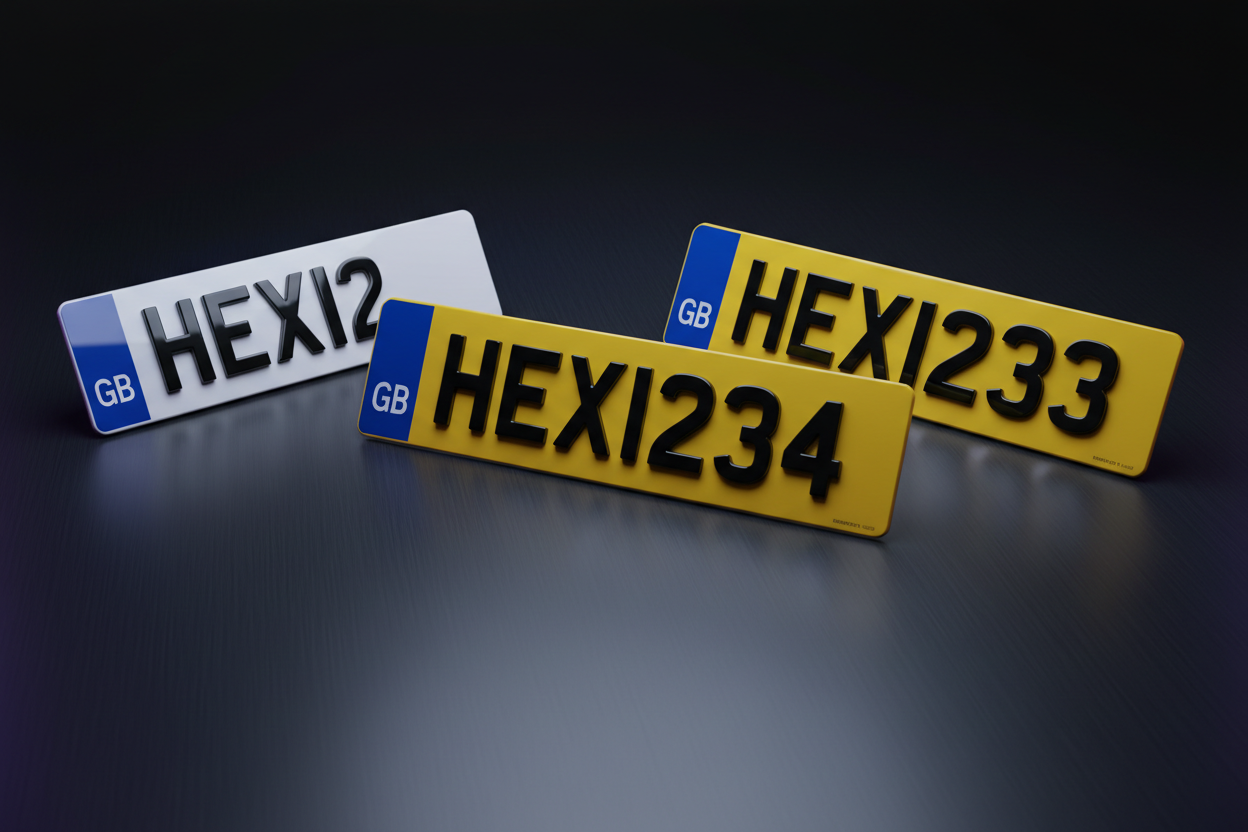 HEX/LAMBO 4D Gel 5mm - 5 Digit / 6 Digit / 7 Digits (Front & Rear)