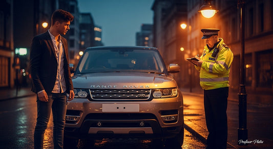 UK Stolen Plates Number || The Car owner  in shock with the sight of his stolen plates || A Police officer taking note of the stolen plates number incident