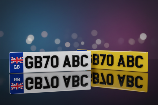4D Gloss Retro Bevelled Standard (Front & Rear)