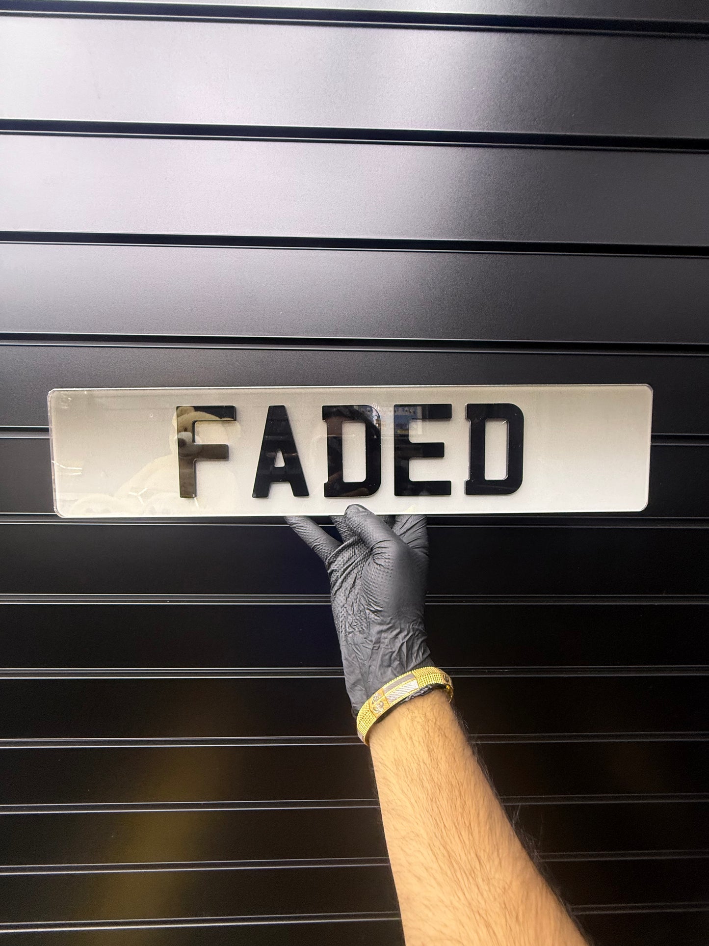 FADED PLATES - 4D 5mm - Hex 7 / Hex 6 / Hex 5 (FRONT & REAR)