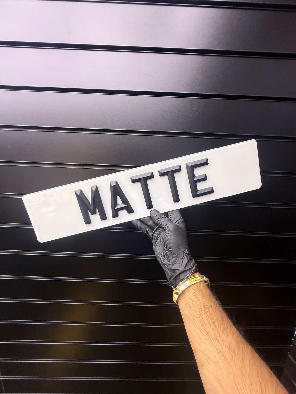 Matte Retro Bevelled