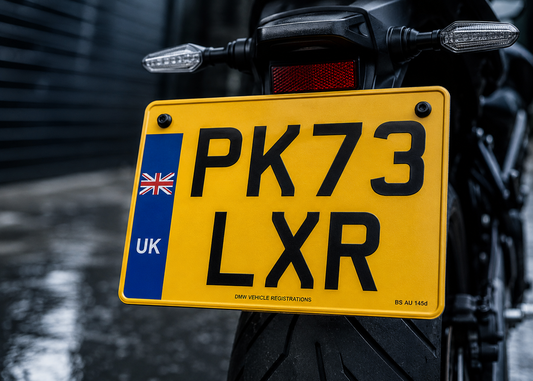 Bike Plate Printed - Size - (7x5) (Front & Rear)