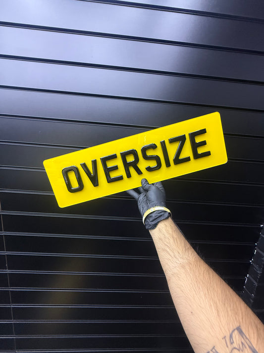 OVERSIZED PLATES - 3D Gel