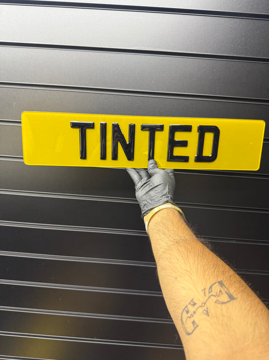 TINTED PLATE PRINTED - STANDARD 520mm X 111mm