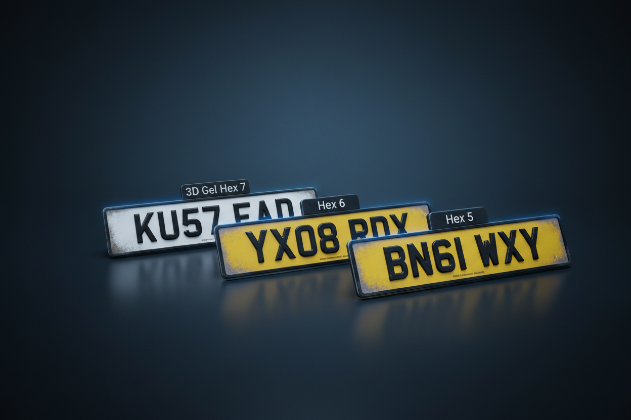 3D - 7 Digit Short 465mm x 111mm